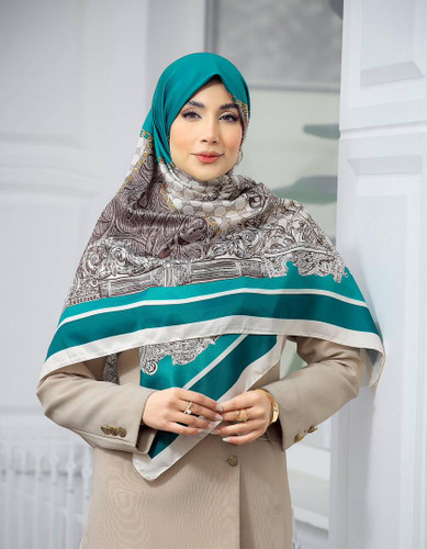 روسری ابریشم توییل 140