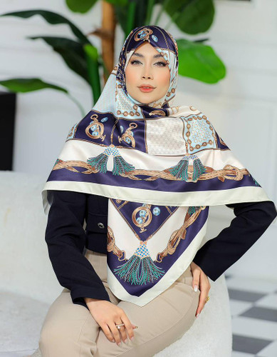 روسری ابریشم توییل سایز 140